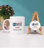 Ortapedi Uzmanı Kupa Bardak ve Anahtarlık