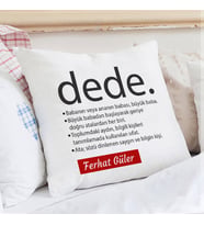 Kişiye Özel Dedeye Hediye İsimli Yastık