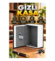 Kitap Görünümlü Anahtarlı Çelik Mini Gizli Kasa – İngilizce Sözlük Tasarımlı