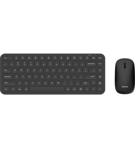 Philips SPT6338 Wireless Set Kablosuz Klavye Kablosuz Mouse Türkçe Q Klavye ve Mouse Seti Siyah