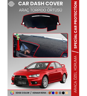 MITSUBISHI LANCER (2007-2017) Torpido Örtüsü Ön Göğüs Koruma Torpido Koruma Araca Özel Tam Uyum