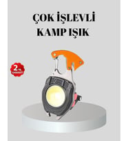 Çok Fonksiyonlu Anahtarlık Fener – Güçlü LED LED'li, Şarjlı, Düdüklü ve Tornavidalı Mini El Feneri