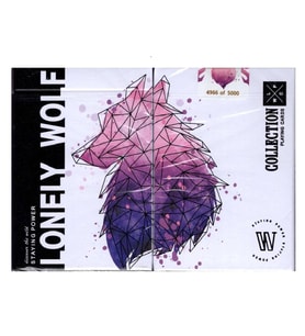 MPC Lonely Wolf Purple Bocopo Oyun Kağıdı iskambil Kartları (Karışık)