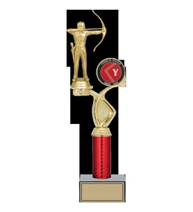 ODAK KUPA - Figürlü Kupalar - Okçu Figürlü Kupalar FG-016 B - 38 cm