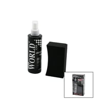 SHINE WORLD CAR LASTİK - TAMPON PARLATICI SPREY SETİ PLASTİK ŞİŞE 250ML ± %10 PARLATMA SÜNGERİ (5690)