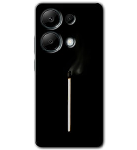 Poco M6 Pro Kılıf HD Desen Baskılı Kılıf - Sönmüş Kibrit