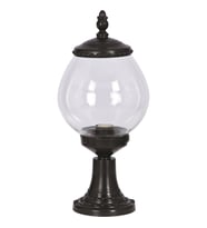 AVONNI BSU-68194-BSY-K Siyah Boyalı Dış Mekan Aydınlatma E27 ABS Akrilik Cam 25cm