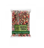 Akbiber, Karabiber, Yeşil ve Kırmızı Karabiber Tane Karışık 100 gr, Derya Eren