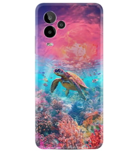 24 Pro Kılıf HD Resim Baskılı Kaplumbağa StKd -065