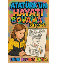 Atatürk’ün Hayatı Boyama Kitap Seti (2 Kitap 72 Boyama)