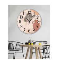 bilge retro Tasarımlı Duvar Saati 35 x 35 CM (Karışık)