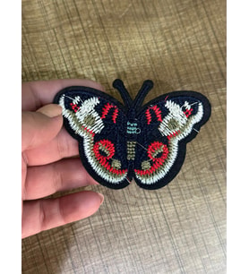 6X9 CM ÜTÜ İLE YAPIŞAN NAKIŞ İŞLEME KELEBEK ARMA YAMA DİKİŞ HOBİ AKSESUARI
