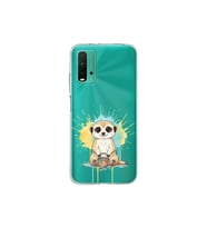Poco M3 ile Uyumlu Splash Mirket Tasarımlı Şeffaf Silikon Kılıf