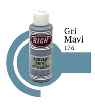 Rich Master Akrilik Boya 120 cc. 176 Gri Mavi 