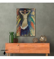 Tekli Dikey Kanvas Edvard Munch The Hands