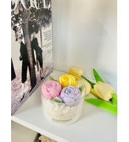 Lotus Çiçeği Aromalı MUM/ HANDMADE LOTUS FLOWER CANDLE