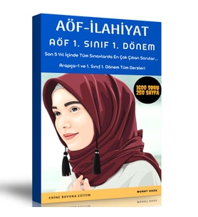 AÖF- İlahiyat 1. Sınıf 1. Dönem Tüm Dersler