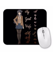 Sakurajima Mai My Great Waifu Mouse Pad