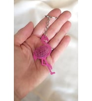 Anahtarlık Flamingo Kuş Araba Çanta Cüzdan Süsü Aksesuar