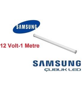 12 VOLT XQL MARKA SAMSUNG LED'Lİ ALÜMİNYUM LED PROFİL ÇUBUK LED BAR GÜN IŞIĞI 3000 KELVIN (1 Metre )