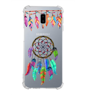 PrintiFy Samsung Galaxy J6 Uyumlu Nazar Boncuğu 6 Baskılı Şeffaf Köşe Korumalı Antişok Kılıf
