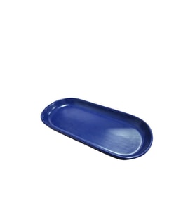 Keramika Kayık Noyan 26 Cm Mat Kobalt