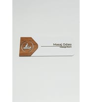 Masaj Odası Kapı Tabelası  MDF Yönlendirme Levhası  19x7 cm