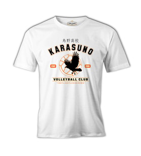 Karasuno - Volleyball Club 2012-2015 Beyaz Erkek Tshirt