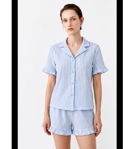 Night Kadın Relaxed Lastikli Pijama Takımı