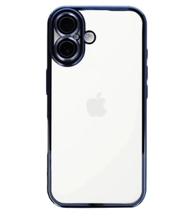 iPhone 16 Kılıf Razer Lensli Silikon - Açık Mavi