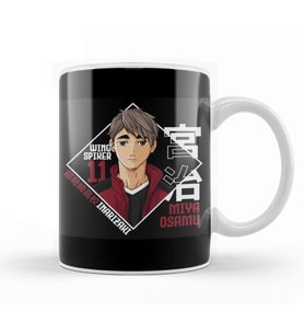 Anime Haikyuu Inarizaki High Miya Osamu Kupa Bardak Porselen
