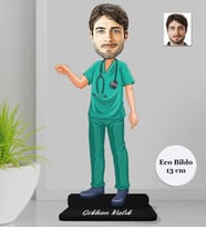 Kişiye Özel Doktor Erkek Ahşap Eco Biblo -4