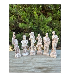 İmosas Yunan Mitoloji Heykel 6lı Set
