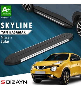 S-Dizayn Nissan Juke Skyline Krom Yan Basamak 173 Cm 2010-2018 A+ Kalite