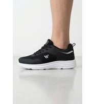 Comfy Step Siyah Beyaz Günlük Spor Sneaker – Kaymaz Taban Konfor Serisi Erkek Ayakkabı