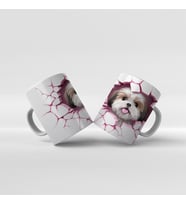 Baskılı Kupa Bardak Sevimli Köpekler - 21