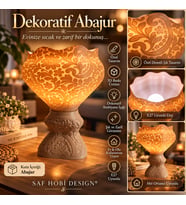 Saf Hobi Design® Dekoratif Abajur