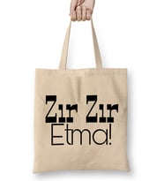 Zır Zır Etma Karadeniz Bez Çanta Uzun Saplı