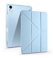 Lexroo Huawei Matepad 11.5 2025 Kılıf Tri Folding Kalem Bölmeli Standlı Kılıf - Mavi