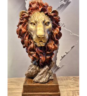 ORMANLAR KRALI ASLAN BÜSTÜ 37cM