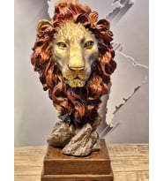 ORMANLAR KRALI ASLAN BÜSTÜ 37cM