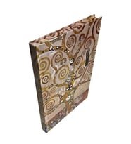 PRESTİJ 14X20 GUSTAV KLİMT / HAYAT AĞACI 112 YP LASTİKLİ SERT KAPAK ÇİZGİLİ DEFTER