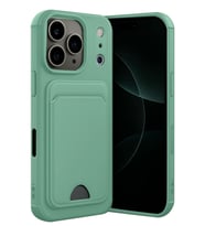 Newface Apple iPhone 17 Pro Kelvin Kartvizitli Silikon - Açık Yeşil