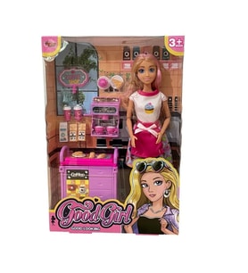 30 cm Aksesuarlı Coffee Model bebek seti 8416