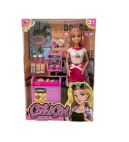 30 cm Aksesuarlı Coffee Model bebek seti 8416