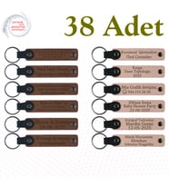 A Kahve & Pudra, Doğum Günü Etkinliklerine Anlamlı Katkı 38’li Set, Kişiselleştirilebilir Anahtarlık