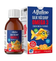 Alfalino Balık Yağı Omega 3 Portakal Aromalı 150 ml