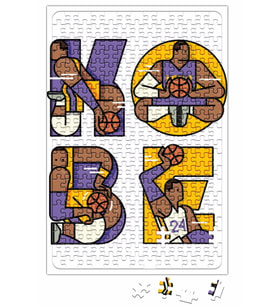 Kobe Bryant Tribute Typography Puzzle 240 Parça Yapboz