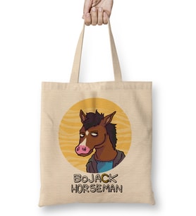 BoJack Horseman 06 Bez Çanta Uzun Saplı