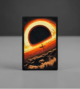 Interstellar Yıldızlararası Karadelik 3D Magnet 6×9 cm